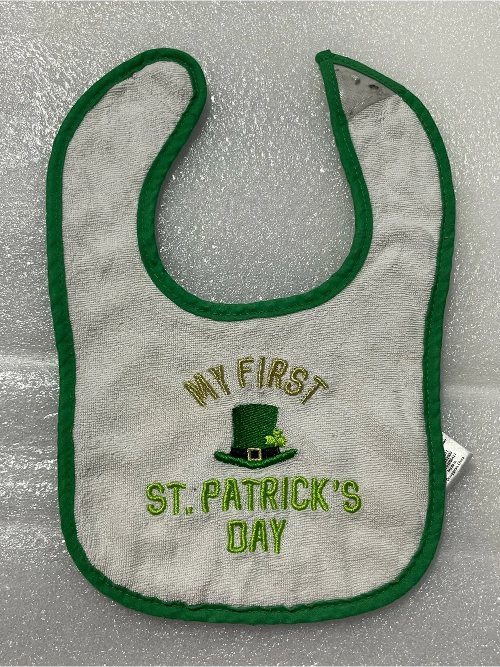 Multiples Baby Bib Set - Light Blue, Green, Red, White, Black